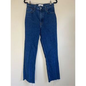 Abercrombie & Fitch The '90s Straight Ultra High Rise Curve Love Jeans